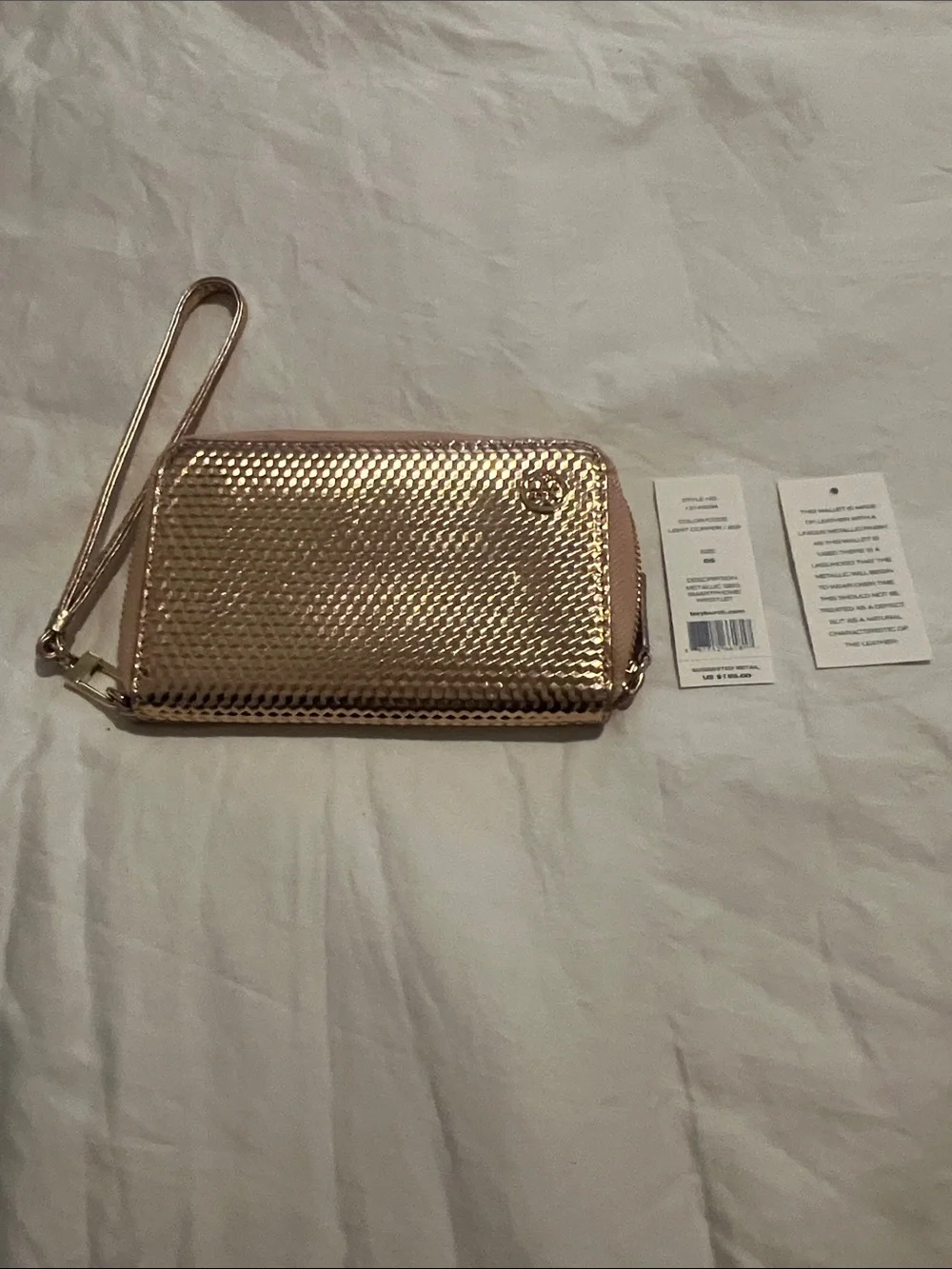 Tory Burch shiny metallic